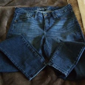 High rise skinny jeans